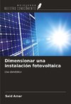 Dimensionar una instalación fotovoltaica