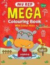 My Red Mega Colouring book