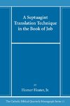 A Septuagint Translation Technique in the Book of Job