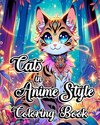 Cats in Anime Style Coloring Book