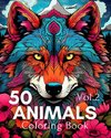 Coloring Book 50 Animals Vol.2