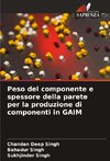 Peso del componente e spessore della parete per la produzione di componenti in GAIM