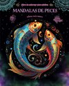 Mandalas de peces | Libro de colorear para adultos | Diseños antiestrés para fomentar la creatividad