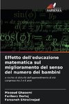 Effetto dell'educazione matematica sul miglioramento del senso del numero dei bambini