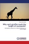 Why can't giraffes reach the height of sauropods?