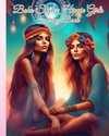 Boho Style Hippie Girls Coloring Book