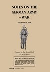 NOTES ON THE GERMAN ARMY-WAR