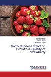 Micro Nutrient Effect on Growth & Quality of Strawberry
