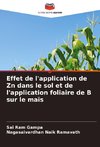 Effet de l'application de Zn dans le sol et de l'application foliaire de B sur le maïs