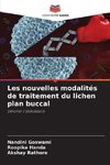 Les nouvelles modalités de traitement du lichen plan buccal