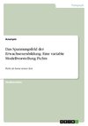 Das Spannungsfeld der Erwachsenenbildung. Eine variable Modellvorstellung Pichts