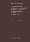 Steven Jan van Geuns. Tagebuch einer Reise mit Alexander von Humboldt durch Hessen, die Pfalz, längs des Rheins und durch Westfalen im Herbst 1789