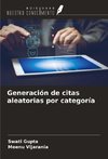 Generación de citas aleatorias por categoría