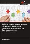 Efficacia del programma di formazione tra i genitori di bambini in età prescolare