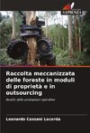 Raccolta meccanizzata delle foreste in moduli di proprietà e in outsourcing