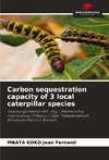 Carbon sequestration capacity of 3 local caterpillar species