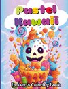 Pastel Kawaii Desserts Coloring Book