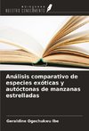 Análisis comparativo de especies exóticas y autóctonas de manzanas estrelladas