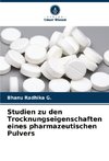 Studien zu den Trocknungseigenschaften eines pharmazeutischen Pulvers