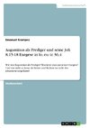 Augustinus als Prediger und seine Joh 8,15-18 Exegese in Io. eu. tr. 36,4