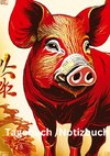 Tagebuch / Notizbuch  Chinesische Tierkreis Schwein