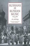 Russians on Russian Music, 1830 1880