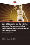 Les éléments de la vérité comme fondement des méthodes d'établissement des croyances