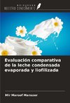 Evaluación comparativa de la leche condensada evaporada y liofilizada