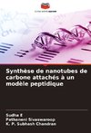 Synthèse de nanotubes de carbone attachés à un modèle peptidique