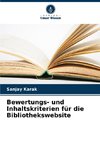 Bewertungs- und Inhaltskriterien für die Bibliothekswebsite