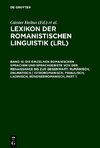 Die einzelnen romanischen Sprachen und Sprachgebiete von der Renaissance bis zur Gegenwart: Rumänisch, Dalmatisch / Istroromanisch, Friaulisch, Ladinisch, Bündnerromanisch
