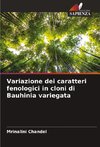 Variazione dei caratteri fenologici in cloni di Bauhinia variegata