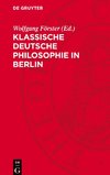 Klassische deutsche Philosophie in Berlin