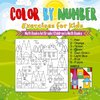 Color by Number Exercises for Kids - Math Books 1st Grade | Children's Math Books