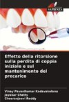 Effetto della ritorsione sulla perdita di coppia iniziale e sul mantenimento del precarico