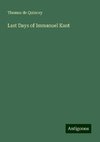 Last Days of Immanuel Kant