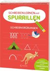 Schreiben lernen mit Spurrillen - Schreibvorübungen