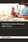 The literary text in Moroccan high schools