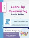 Handwriting Practice Workbook - United States of America, States and Capitals - Print, Level 2