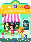 Meine fröhliche Stadt - Spielhaus zum Ausmalen, Stickern und Wörter lerner