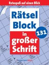 Rätselblock in großer Schrift 131 (5 Exemplare à 2,99 EUR)