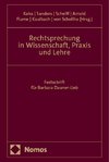 Rechtsprechung in Wissenschaft, Praxis und Lehre