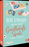 101 Dinge, die Du über Gesellschaftsspiele wissen musst