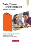 Texte, Themen und Strukturen - Zu allen Ausgaben 2024 - Umgang mit pragmatischen Texten: Analyse, Erörterung, materialgestütztes Schreiben - Arbeitsheft mit Lösungen