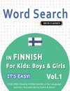 WORD SEARCH IN FINNISH FOR KIDS