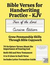 Bible Verses for Handwriting Practice - KJV