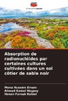 Absorption de radionucléides par certaines cultures cultivées dans un sol côtier de sable noir