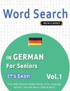 WORD SEARCH IN GERMAN FOR SENIORS - IT'S EASY!  VOL.1 - DELTA CLASSICS - FIND 2000 CLEVERLY HIDDEN WORDS