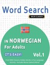 WORD SEARCH IN NORWEGIAN FOR ADULTS - IT'S EASY!  VOL.1 - DELTA CLASSICS - FIND 2000 CLEVERLY HIDDEN WORDS