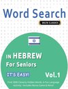 WORD SEARCH IN HEBREW FOR SENIORS - IT'S EASY!  VOL.1 - DELTA CLASSICS - FIND 2000 CLEVERLY HIDDEN WORDS